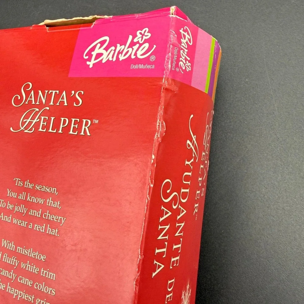 Barbie Santa's Helper Doll 2004 Mattel Red Christmas‎ Outfit B6271 NRFB